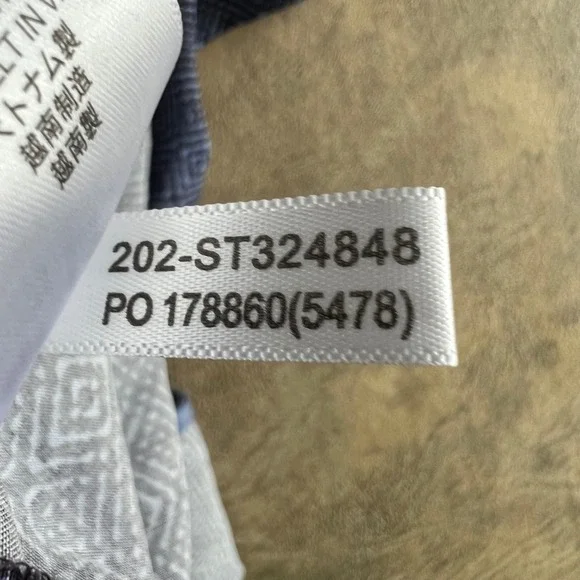 Tommy Bahama Shirt Mens XXXL Blue Geometric The Coconut Point ST324848 - Picture 5 of 9